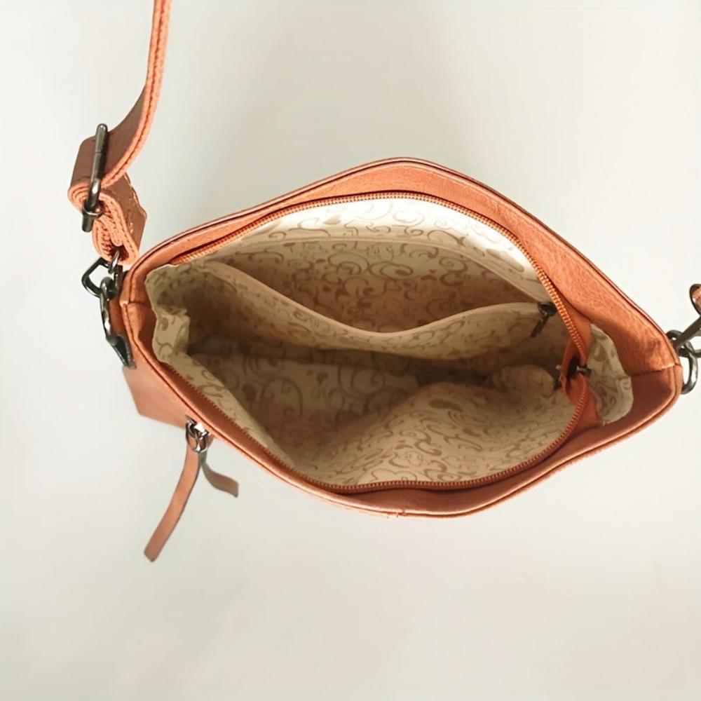 Lina | Vintage Shoulder Bag in Chess Pattern