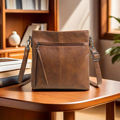 Lina | Vintage Shoulder Bag in Chess Pattern