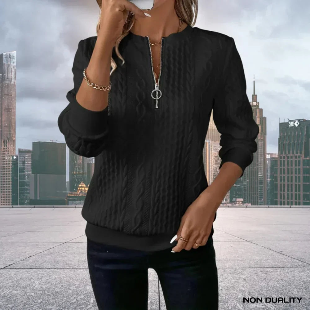 Non-Duality Zip-Up Sweatshirt