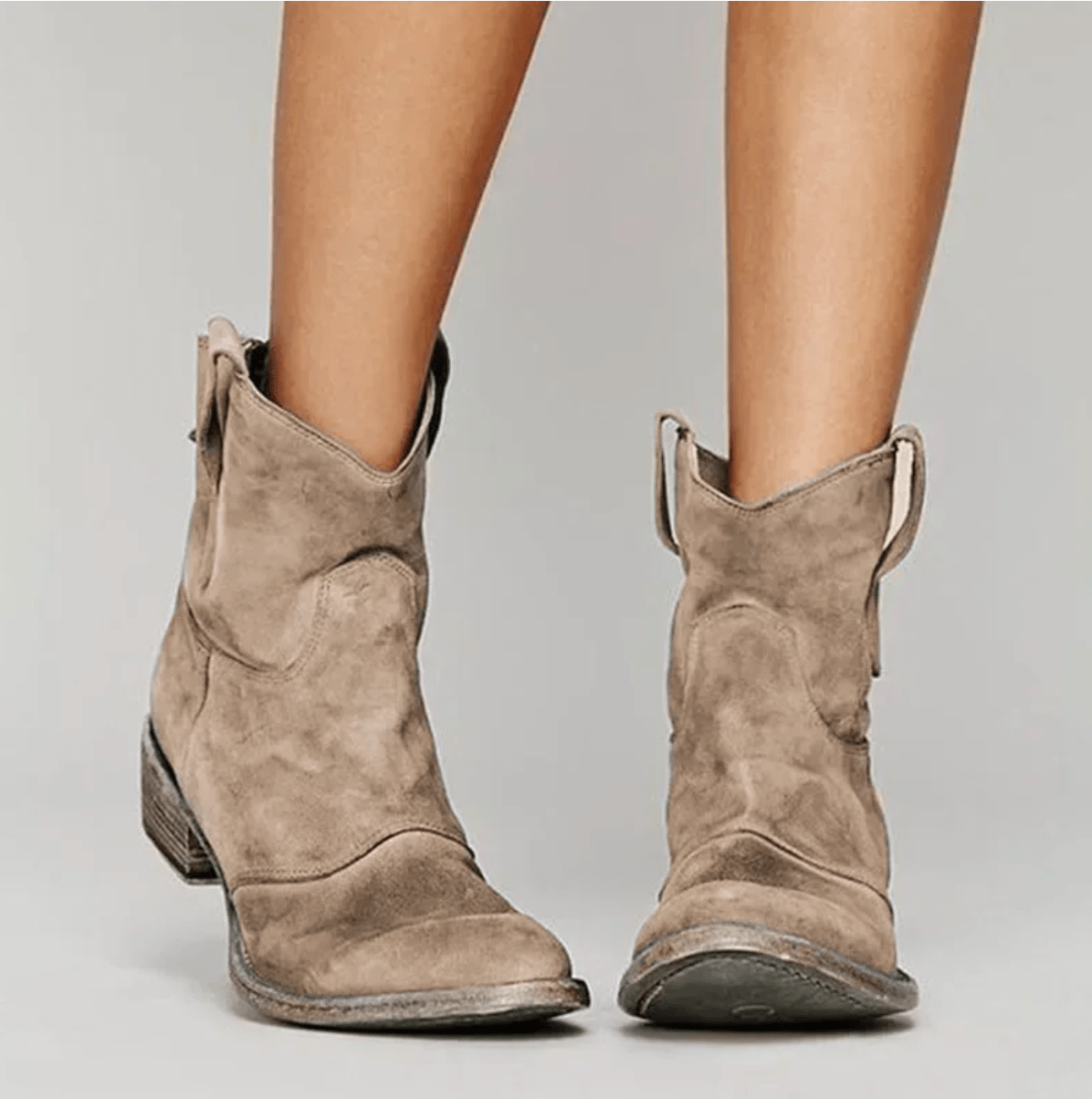 Isolde - Suede Western Boots