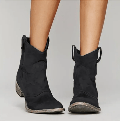 Isolde - Suede Western Boots