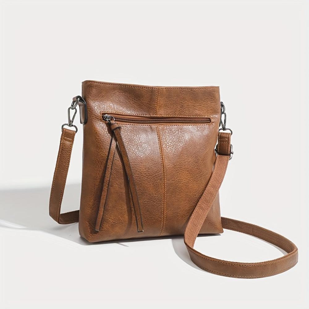 Lina | Vintage Shoulder Bag in Chess Pattern