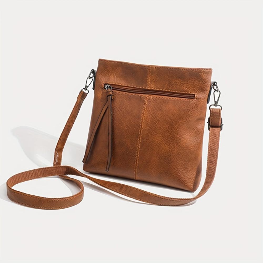 Lina | Vintage Shoulder Bag in Chess Pattern